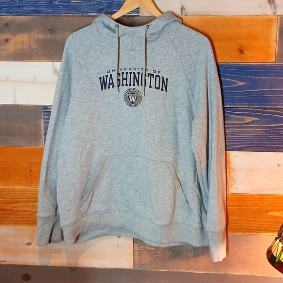 University of Washington Hoodie 2XL Champion sweatshirt grey - Picture 1 of 6